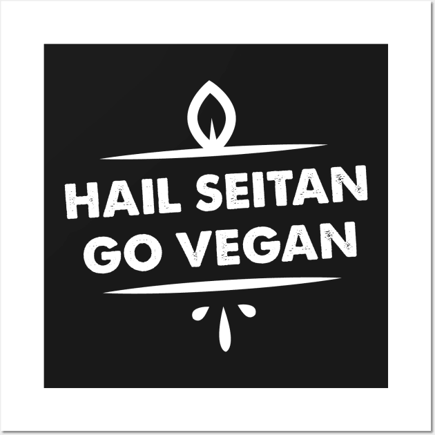 Hail Seitan Wall Art by captainmood